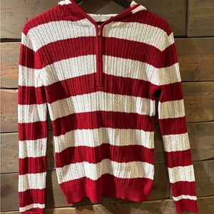 Knit Quarter Zip Hoodie